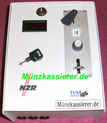 ZMZ 0211 Muenzautomat NZR0211 Münzkassierer Einwurf 1€