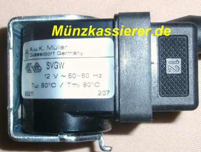 Münzkassierer Magnetschalter Magnetventil DUSCHE 12V 50-60Hz AC